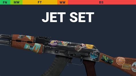 Ak 47 Jet Set Skin Float And Wear Preview Youtube
