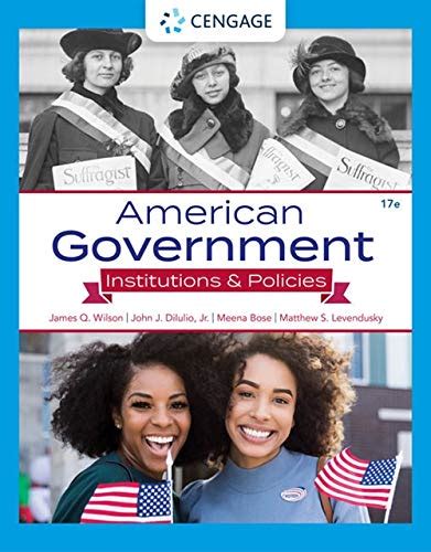 American Government Institutions And Policies Mindtap Course List