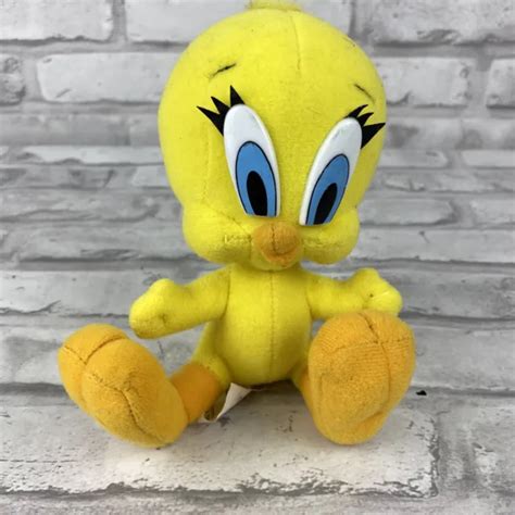 Looney Tunes Tweety Bird Sitting Plush Yellow Big Head Warner Bros 6