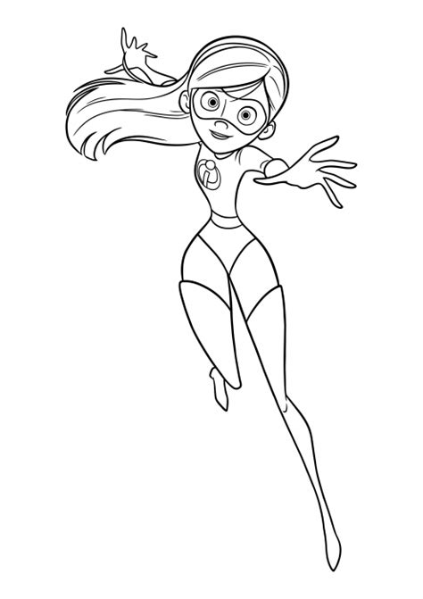 Violet Coloring Pages Incredibles 2 Coloring Pages Coloringscc