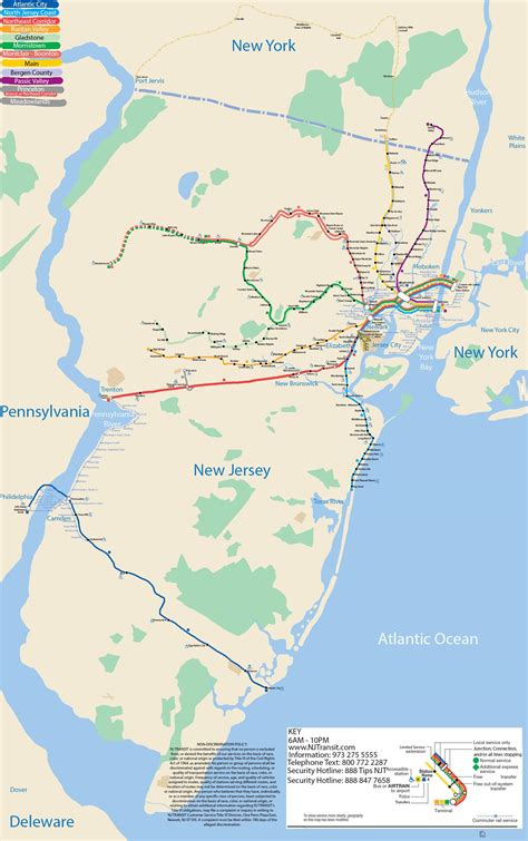 Ordine Cosa Cè Che Non Va Costantemente New Jersey Transit Map Freddo