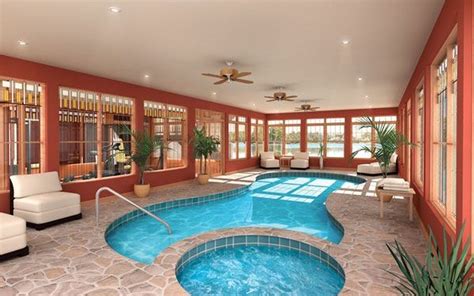 Simple And Elegant Pool For Your Home 19 Pool House Plans Indoor