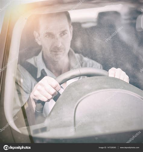 Man Driving Car — Stock Photo © Wavebreakmedia 147328363