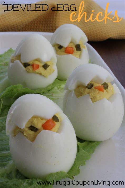 Easter Deviled Egg Chicks Recipe Twist On The Norm