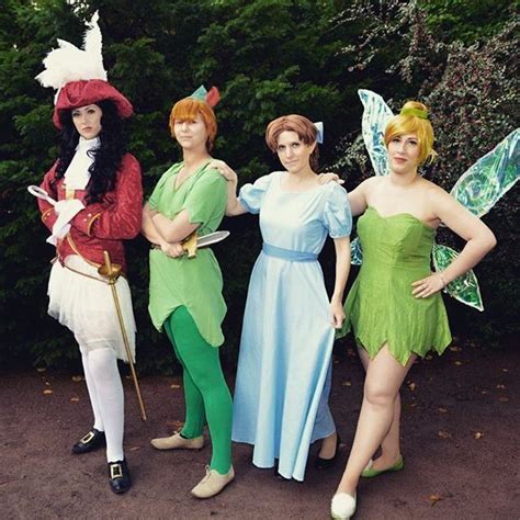 Captain Hook Peter Pan Wendy Darling And Tinkerbell From Peter Pan