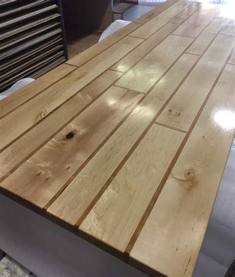 Maple plywood with oak dowels. Maple Table Top with Cherry Inlays » Windsor Plywood®
