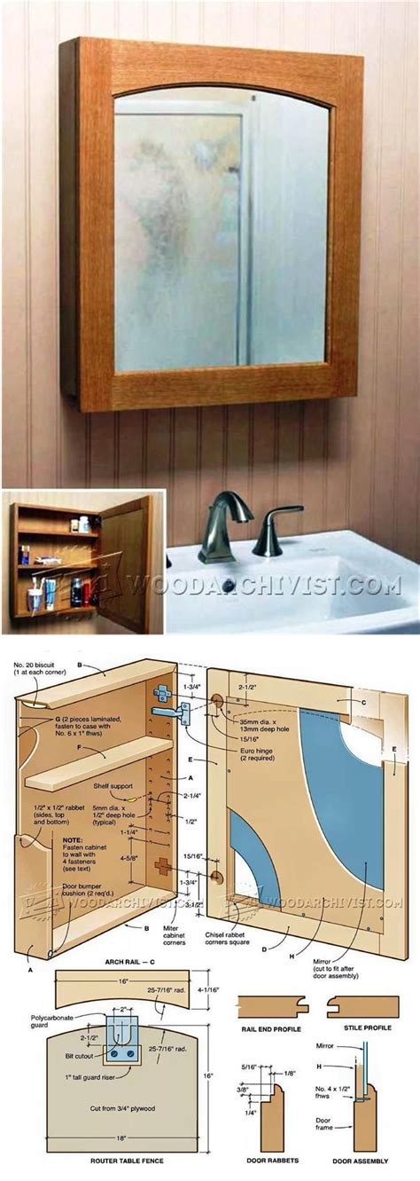 Classic Medicine Cabinet Plans Furniture Plans And Projects