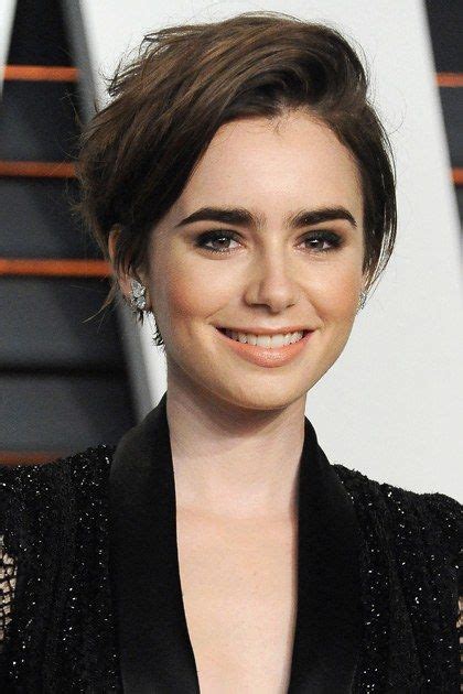 Proof That Lily Collins Can Rock Any Haircut Lily Collins Short Hair