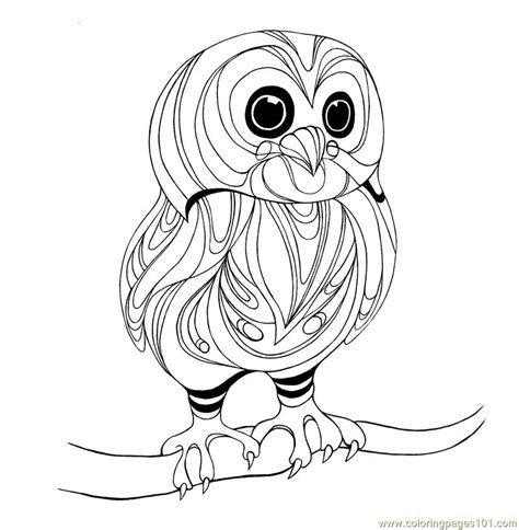 Owl Coloring Page Free Owl Coloring Pages