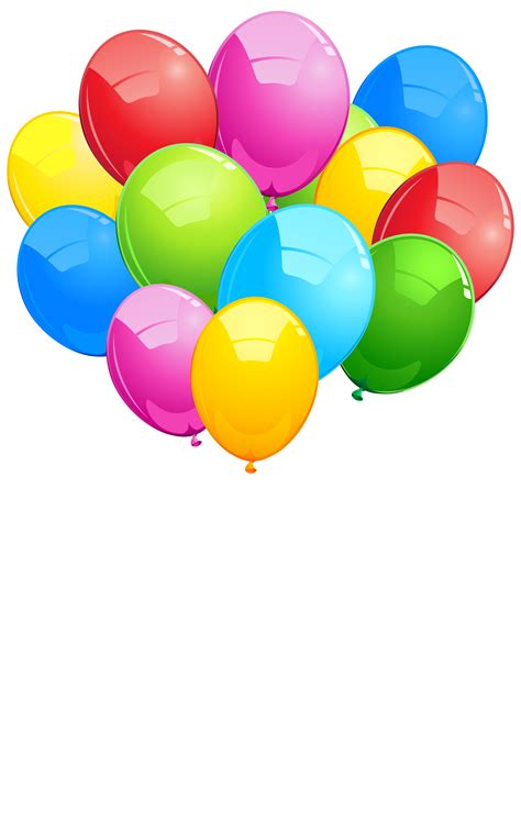 Balloons Clipart Transparent Background 12 Balloon Pictures On Cliparts