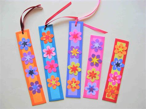 Gorgeous And Easy Paper Flower Bookmarks