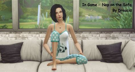 Chill On The Sofa In Game Pose By Dreacia At My Fabulous Sims Sims 4