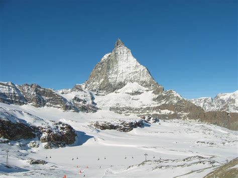 Skiing At Matterhorn Italy
