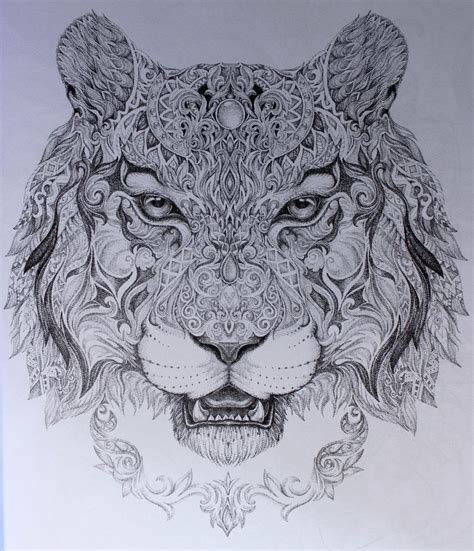 Spirit Animals Mandalas And People Coloring Books For Grownups Adults