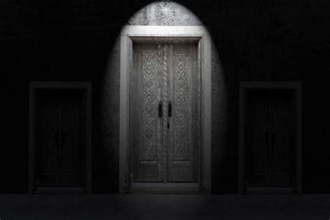 Top 60 Scary Door Stock Photos Pictures And Images Istock