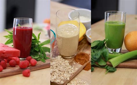 3 Smoothie Combinations The Healthy Eating Hub