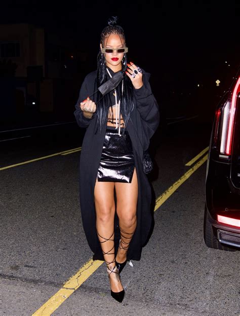 Rihanna Shows Off Her Sexy Legs In La 15 Photos Fappeningthots