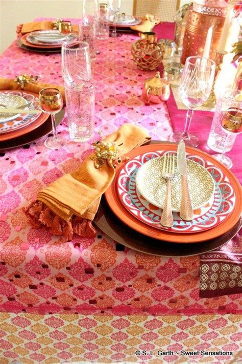 Moroccan Inspired Tablescape Tablescapes Moroccan Table Settings