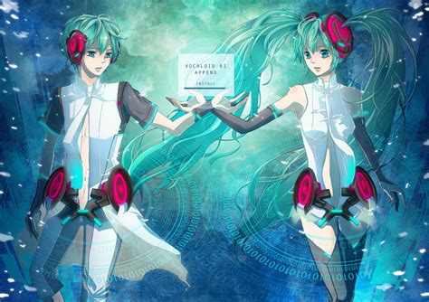 Hatsune Miku Hatsune Mikuo Miku Append Vocaloid Anime Wallpapers