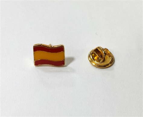 Pin Bandera España Plata Chapada Servan Joyeria Online