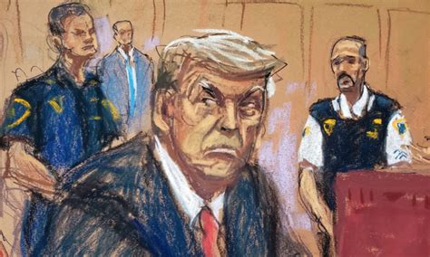 donald trump and the dying art of the courtroom sketch