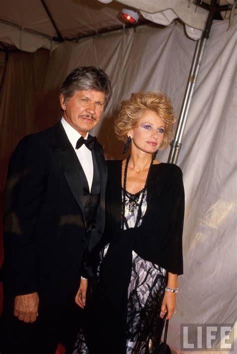 Married Actors Charles Bronson And Jill Ireland1986 Actor Charles