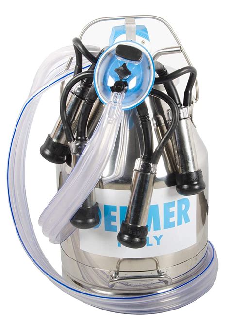 delmer milking bucket set complete set for fixed line milking system without pump only bucket