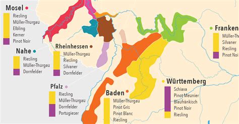 A Complete Introduction To The Wines Of Germany Map And Infographic