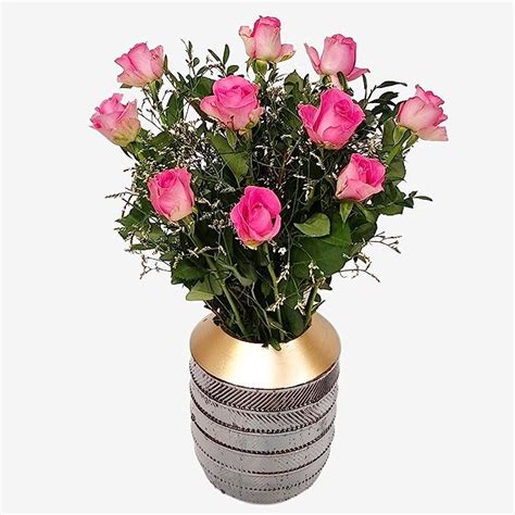 All Occasions Pink Roses Bouquet Fresh Flowers Fresh Flowers