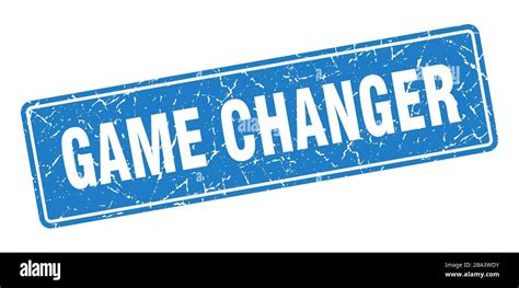 game changer stamp. game changer vintage blue label. Sign Stock Vector