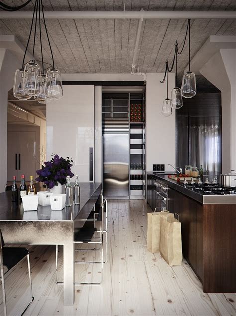 Industrial style design is hot. Modern industrial kitchen in 44 awesome photos | My ...