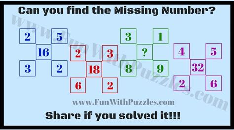 Math Brain Teasers With Answers Fun With Puzzles