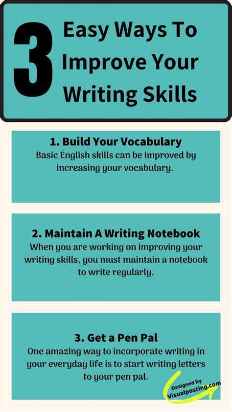 3 Easy Ways To Improve Your Writing Skills Writing Skills Writing
