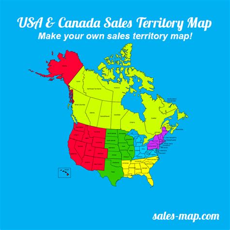 When did wales become part of the united kingdom? USA & Canada Sales Territory Map