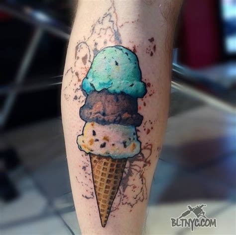 Ice Cream Cone Tattoo Tattoo