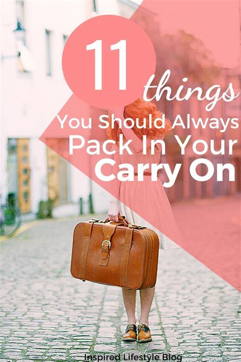 11 things you should always pack in your carry on artofit