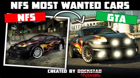 GTA Online NFS Most Wanted Blacklist Cars And Razor Bonus Car
