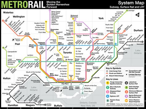 Fantasy Map Fuses The TTC And GO Transit Toronto Fantasy Subway Metro