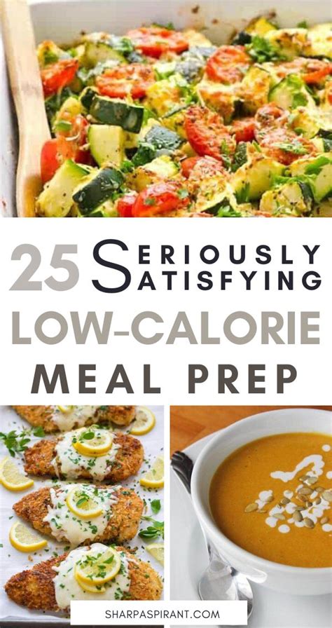 Low Calorie Meal Prep Ideas That Will Fill You Up Sharp Aspirant Recipe Meal Prep