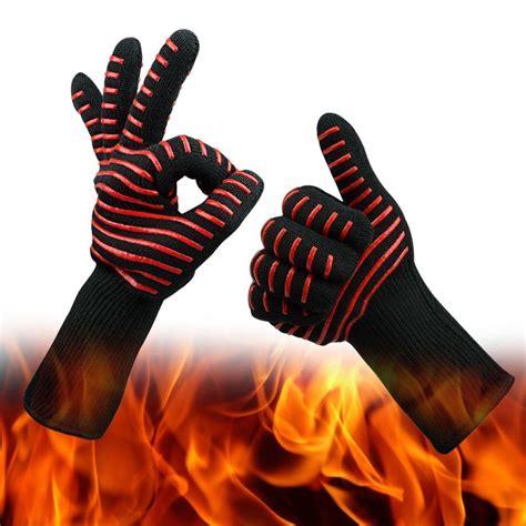 Enipate Oven Mitt Baking Bbq Gloves Extreme Heat Resistant Waterproof