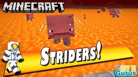 How You Can Find And Ride The New Strider Mob Minecraft Java Edition