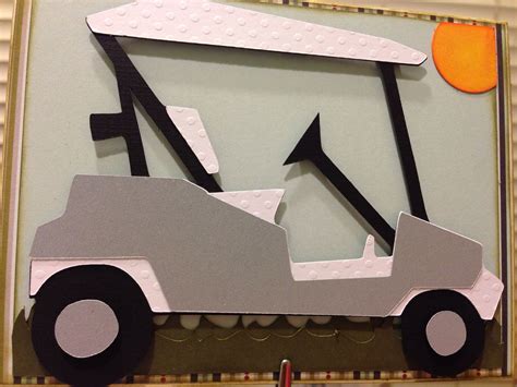 Download Dad birthday card... Cricut golf cart | Birthday cards diy ...