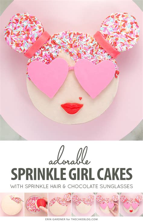 Sprinkle Girl Cake The Cake Blog