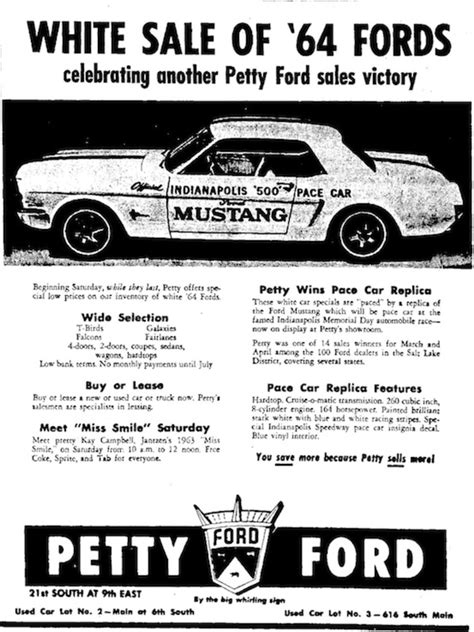1964 Petty Ford Dealership, Salt Lake City, Utah | Ford ...