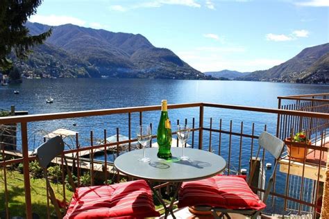 «de campings in domaso liggen direct aan het comomeer. ' LAKE COMO BEACH RESORT '- Private Beach -... - VRBO