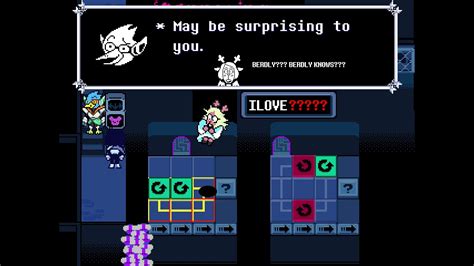Deltarune Chapter Annoying Mouse Puzzle Full Berdly Dialogue YouTube