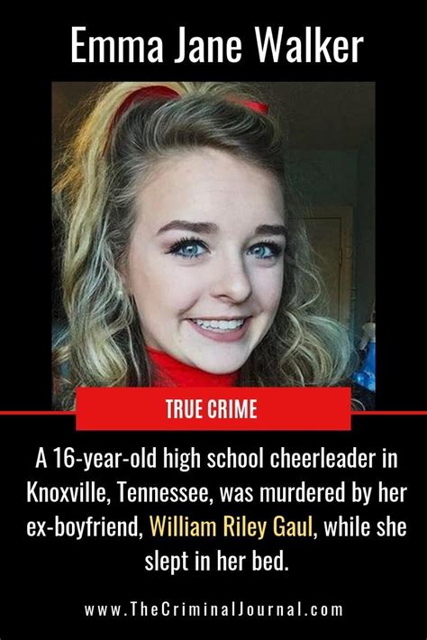 Emma Jane Walker Was A High School Cheerleader In Knoxville Tennessee