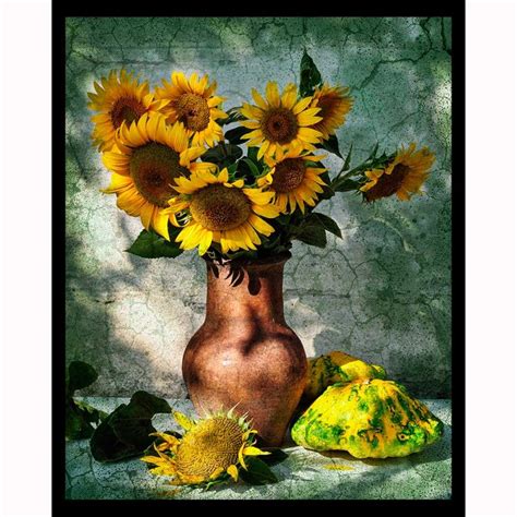 Sunflower Portrait Night Light Designs