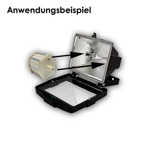 Bei den r7s leuchtmittel mit einer normlänge von 118 millimetern beträgt der kontaktabstand 114,2 millimeter. LED Leuchtmittel R7s fü Stehlampe Deckenfluter Baustrahler ...