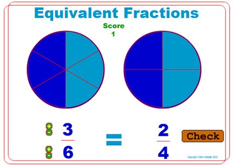 English 4 You Online How About Equivalent Fractions Lets Play Some